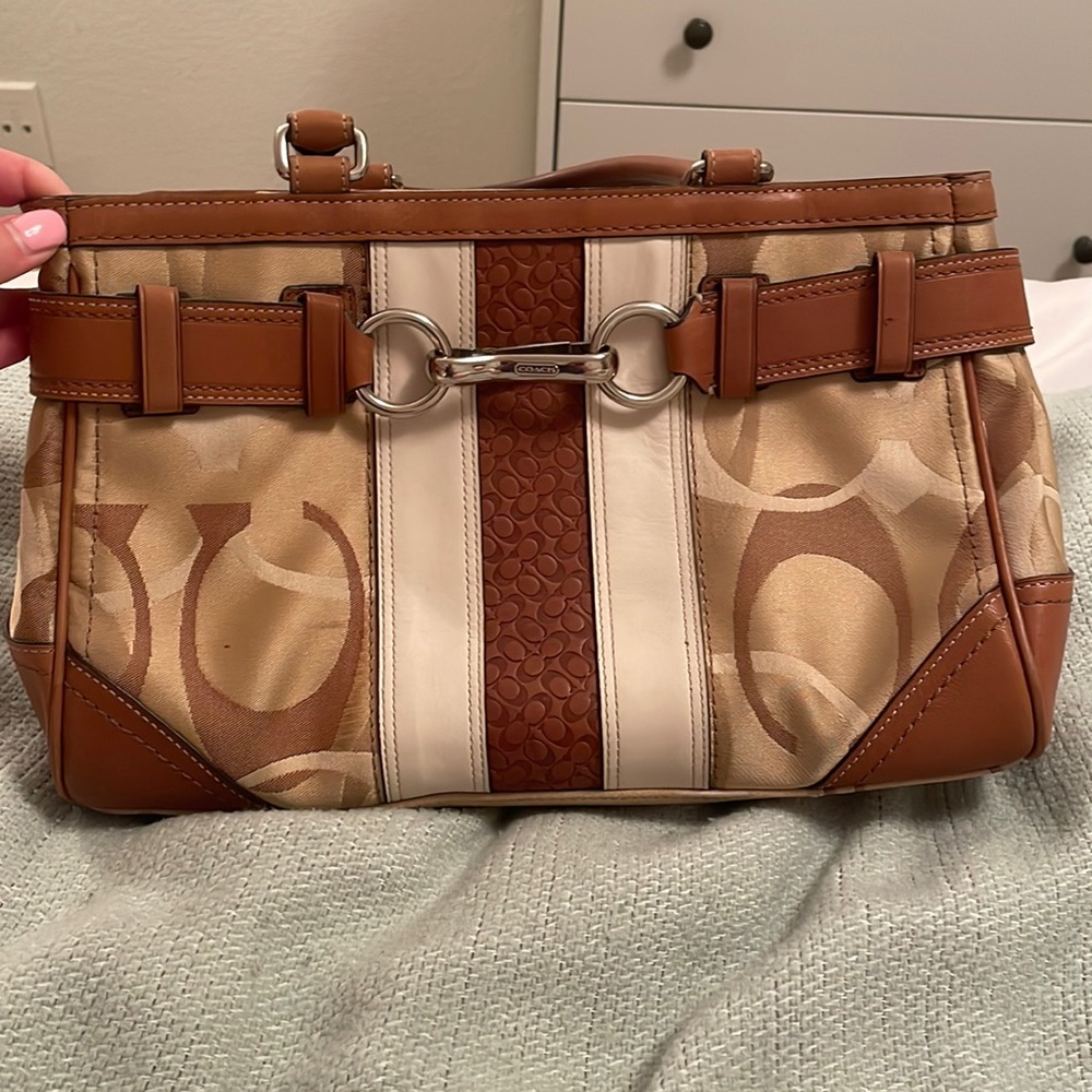 Coach Hampton Optic Satchel L0885-F13337